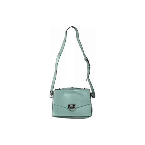 MICHAEL KORS Hendri Кожа Сумка через плечо Средняя Женская Синяя