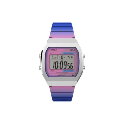 TIMEX Наручные часы Кварцевый механизм Смольный ремешок 36 мм Серый циферблат Женские часы