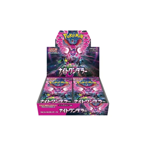 Покемон Покемон Карта Игра Малиновый Фиолетовый Дополнительный Пакет Коробка для Ночной Аудитории Карточки IP Аниме 5 шт. Сумка