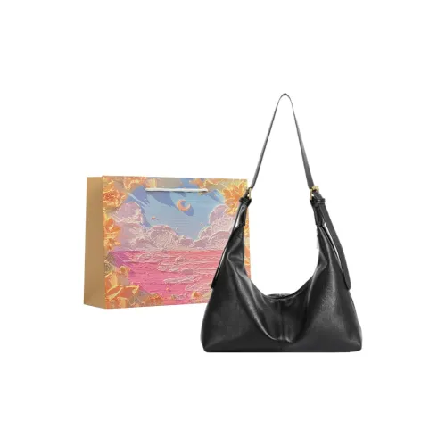 BRINCH ПУ (полиуретан) Сумка через плечо Средняя Женская Черная Коричневая Хаки