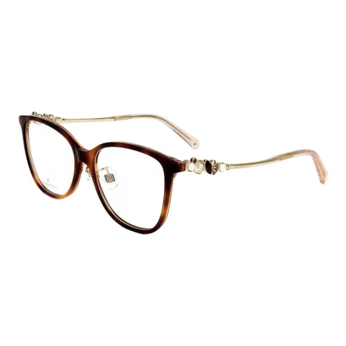 Swarovski Пластик Кошачий глаз Оправы для очков Женские Черепаховый