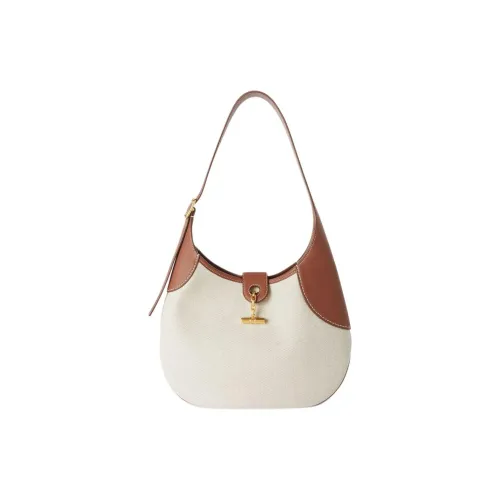 Loro Piana Хлопок Сумка Сумка через плечо Средняя Женская Натуральная и Карамельная