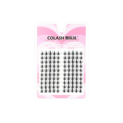 KULESI Thickening AUTUMN Кленовый Накладные ресницы Один кластер Натуральный удлинение Стиль 10 рядов из 100 кластеров