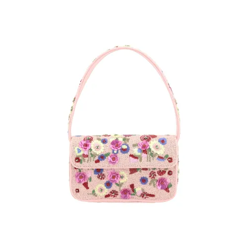 Staud Tommy Вискоза Сумка Сумка через плечо Женская Розовая