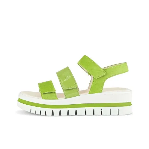 Gabor Модные сандалии в римском стиле 5,5 см женские зеленые