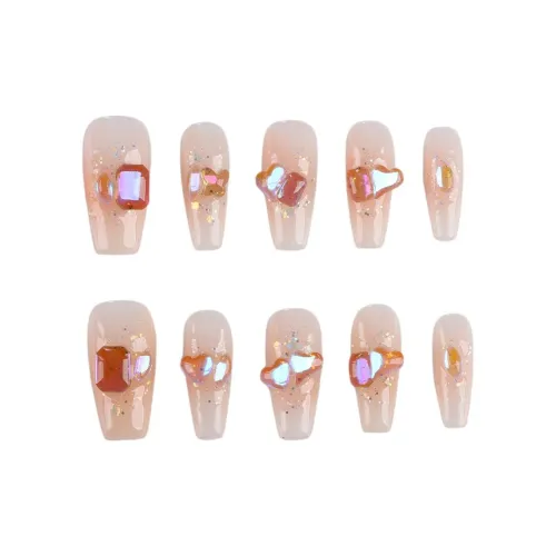 Fanze Теплый SPIRIT Искрящийся Aurora Rhinestone Мягкий Премиум Элегантность 30MM MID Длина (размер в длину) Телесный Smudge