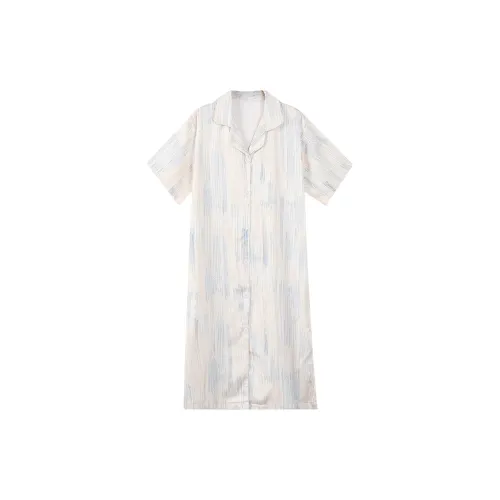 Qin Jing Ночная сорочка Женская Абрикос