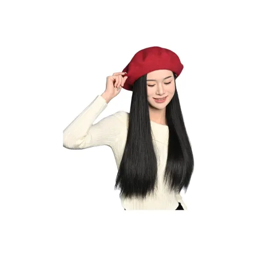 LUCY LEE Берет с длинными прямыми и завитыми стилями накладками для волос Extension Strips