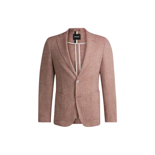 Hugo Boss Бизнес-костюм Пальто Мужской Темно-оранжевый