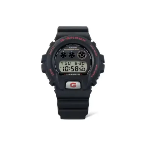CASIO 6900 Collection Кварцевый механизм Смольный ремешок Часы Унисекс Серый циферблат