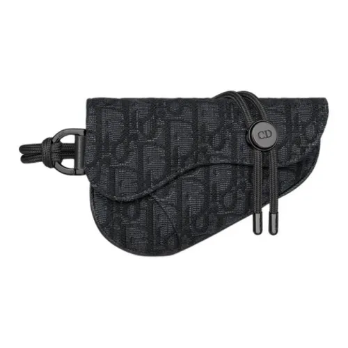 DIOR Saddle Cotton Чехол для наушников Женский Black