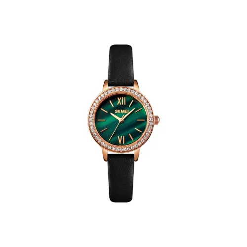 SKMEI Кварцевый механизм Часы Женские Зеленый циферблат
