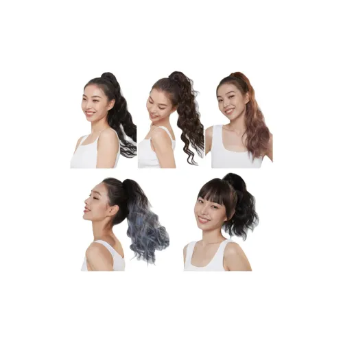 LUCY LEE Rolling Ponytail Перука Длинная Кручёная Заколка-Краб Волна Реалистичная Длина (Размер Длина) FLUFFY Перука Косичка