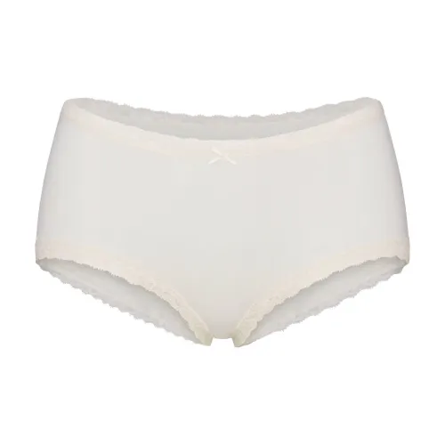 SKIMS SS25 Легкий хлопок Кружево Мальчик Короткие трусы Женские 1 упаковка Мраморный Мраморный