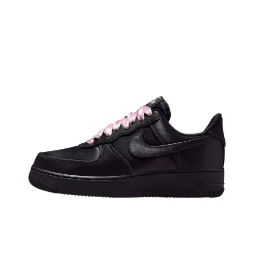 Nike Air FORCE 1 Скейтборд Кроссовки Низкие Черные Женские