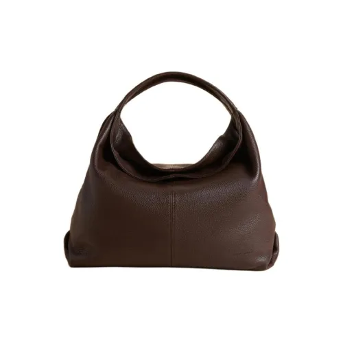 Manu Atelier Сумка через плечо из телячьей кожи сумка для женщин цвет темная умбра