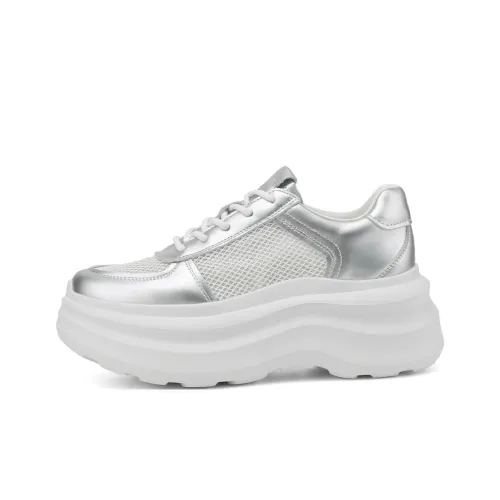 Rosa Bianca Низкий Топ Кроссовки с Толстой Подошвой Женские