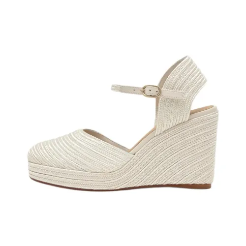 Castañer Carolyn Клиновидный каблук Высокие каблуки 7 см Женские Белые