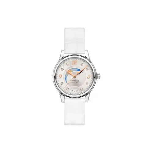 MONTBLANC Baoxi Collection Автоматический Механический Механизм Женские Часы Часы 30MM Серебристый Циферблат