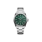 Пихтовый зеленый зубной кольцо с узором луча