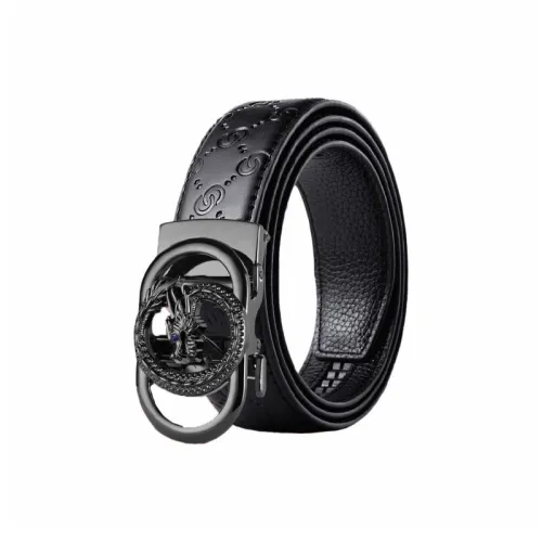 JKEM Ремни из ПУ (полиуретана) и кожи унисекс ширина 3,4 см