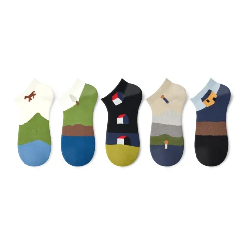 PRIMEET Низкие носки для мужчин упаковка из 5 пар