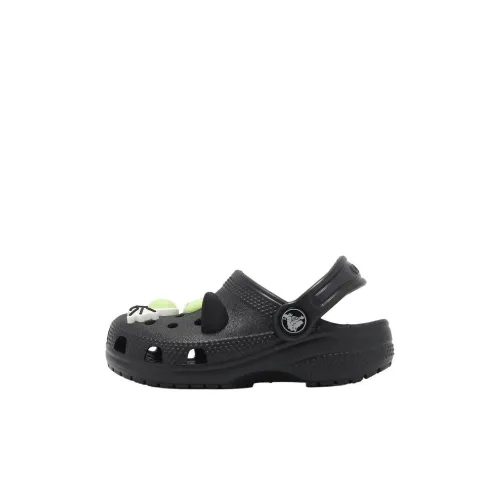 Crocs Slip-resistant и дышащие низкие топы детские сандалии черного цвета для детей 3-7 лет