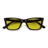 Черная оправа с желтыми линзами [20120-C4]