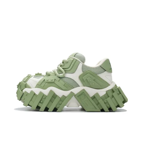 FERNANDA FRANKLIN визуально увеличивает рост Низкий топ Толстая подошва Женские кроссовки