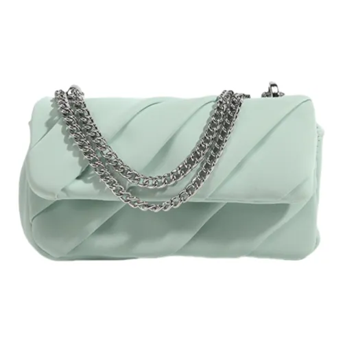 NOMK ПУ (полиуретан) Сумка через плечо Женская Зеленый Черный Белый Синий