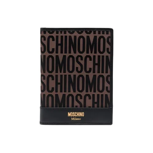MOSCHINO Полиэстер Кошелек Женский Коричневый Черный