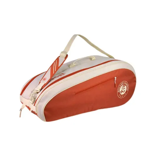 Wilson Теннис Ракетка Сумки Ткань Унисекс 762*241*330 мм Крем Красный Почва