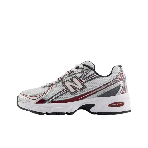 New Balance NB 740 Low Топ Повседневные Беговые Кроссовки Унисекс Белые