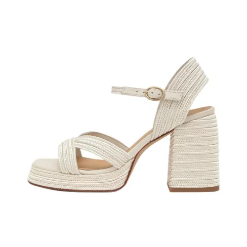 Castañer Valle one Ремень Сандалии 8 см Женские Белые