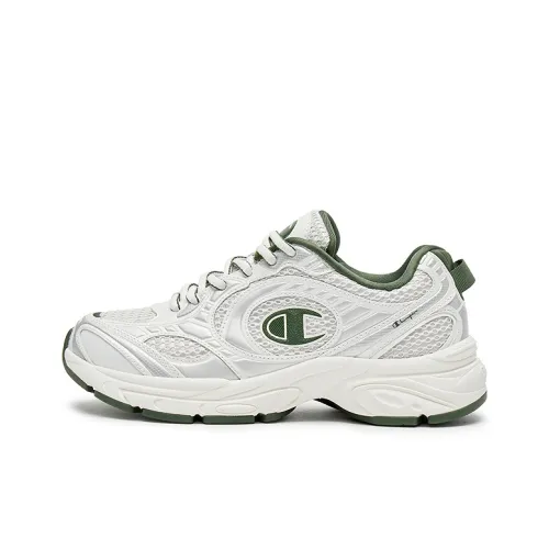 Champion Беговые кроссовки Low Top Pearl White/Olive Green Unisex