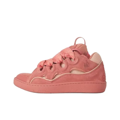 Lanvin Curb Low Топ Скейтборд Кроссовки Женские Розовые