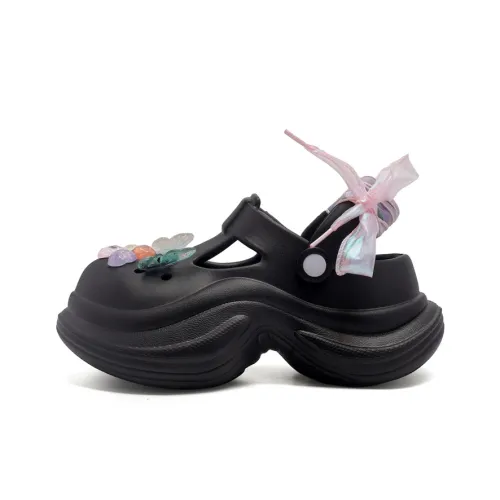 GULIA Сабо Женские Дикий Черный