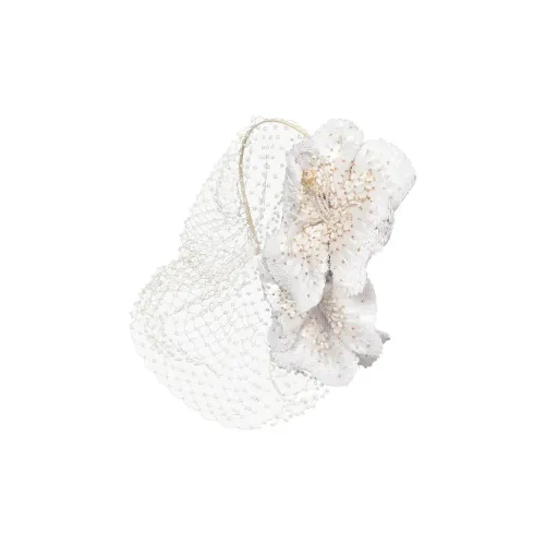 Jennifer Behr Нейлон Искусственный жемчуг Аксессуары для волос Женские Белые