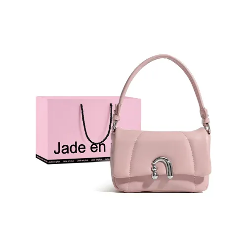 Jade En Plus ПУ (полиуретан) Сумка Стандартная Женская Грейпфрутовый Розовый Винтажный Черный Росовый Белый