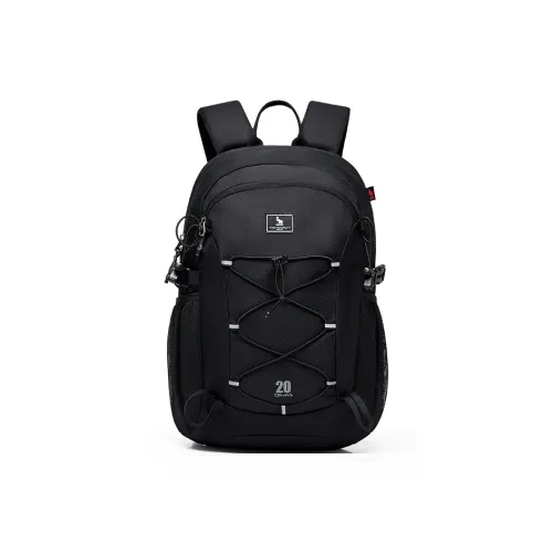 OIWAS Ткань Рюкзак Унисекс Черный Темно-синий Темно-серый