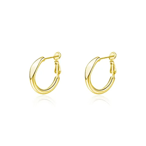 Rhymes Серьги с золотым покрытием из меди женские