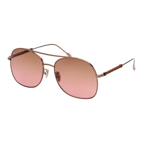 TOD'S Металл Aviator Солнцезащитные очки Женские Розовые