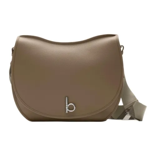 Burberry Сумка-портфель Satchel Rocking Horse Крупного Размера Съемный Регулируемый Текстильный Ремень Откидной Верх С Застежкой В Виде Буквы «b» Внешний Карман