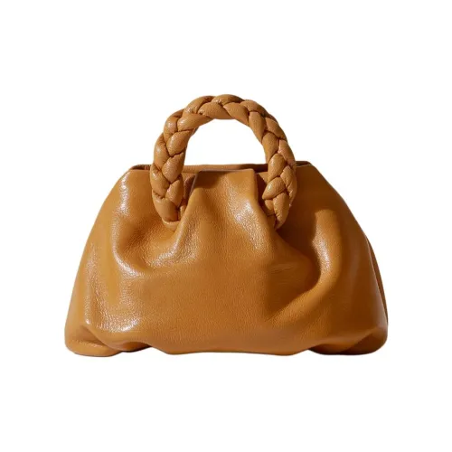 Hereu Lambskin Crossbody Bag Small Women's Light Brown