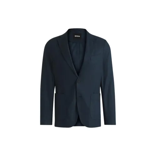 Hugo Boss Бизнес-костюм Куртка Мужская Темно-синяя