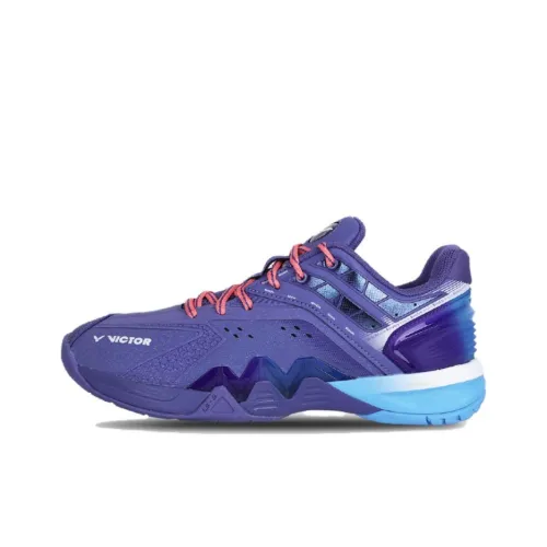 Victor 8500NLite Устойчивая к истиранию Низкая Обувь для бадминтона Унисекс Синяя