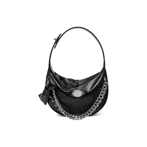 teenmix Сумка из синтетической кожи с коровьей кожей сумка через плечо стандартная унисекс молочный белый черный космический серебристый