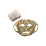 3D Увлажняющая Силиконовая Маска для лица Золотая: 2 шт
