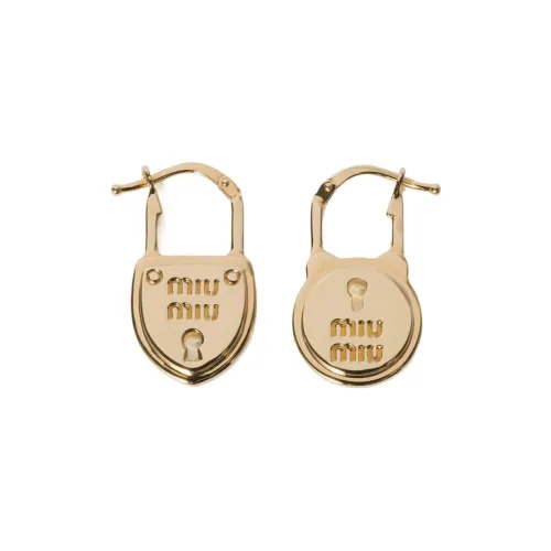 MIU MIU Серьги из бронзы Женские