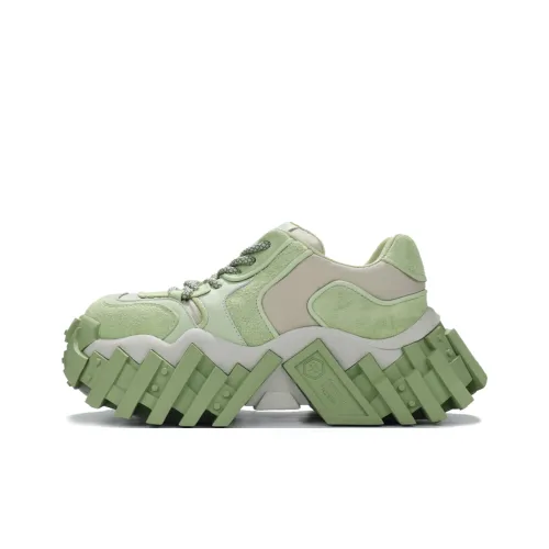 FERNANDA FRANKLIN визуально увеличивает рост Низкий топ Толстая подошва Женские кроссовки